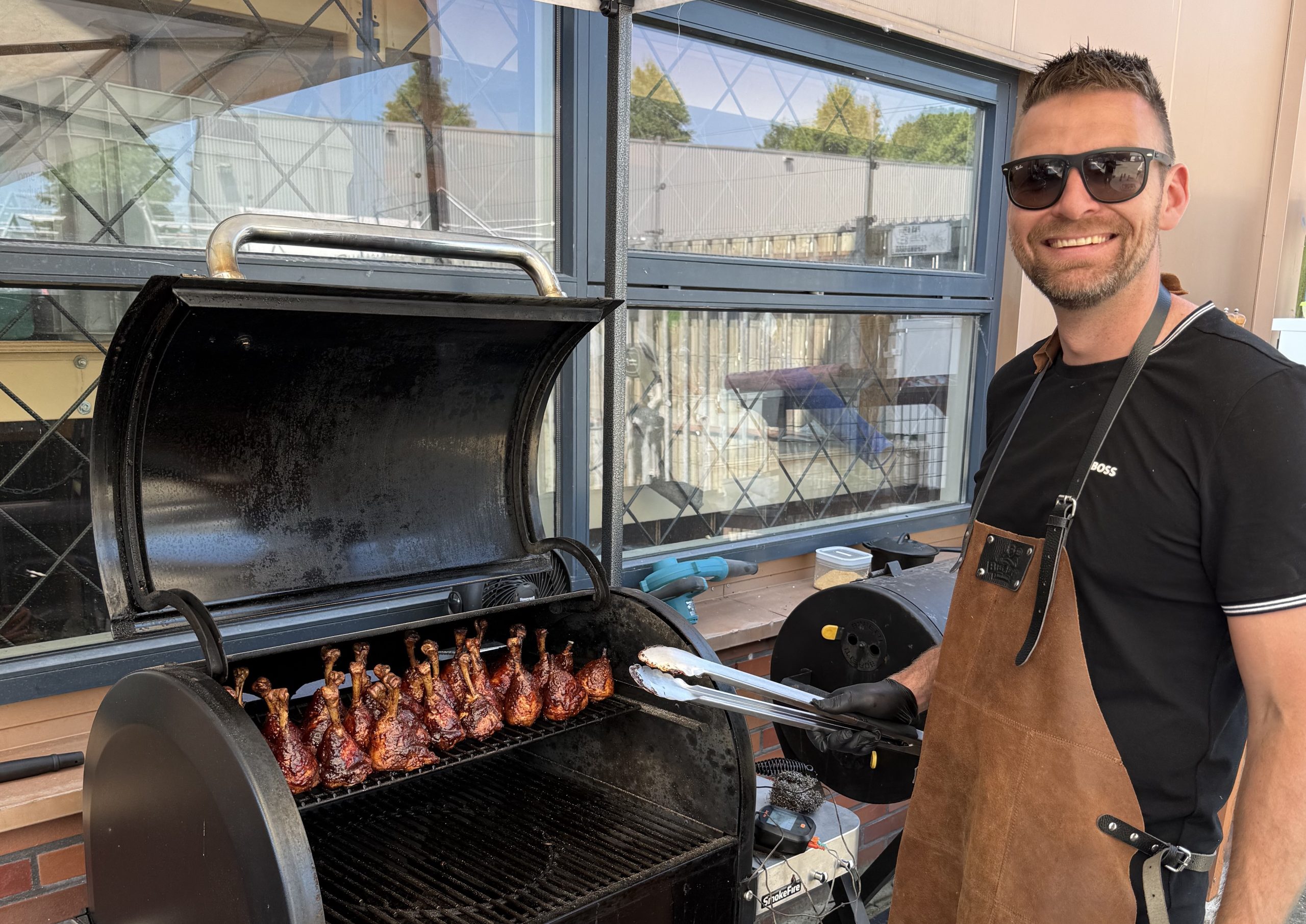 Barbeque met collega’s